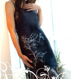 Domistyle - Wild Orchid Apron
