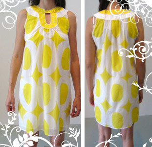 Eley Kishimoto Yellow Voile Dress