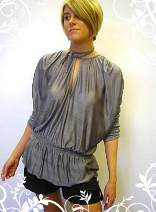 Designers Remix -  Batswing top