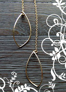 Leaf Lariat Necklace