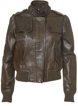 Topshop - Tab Neck Bomber