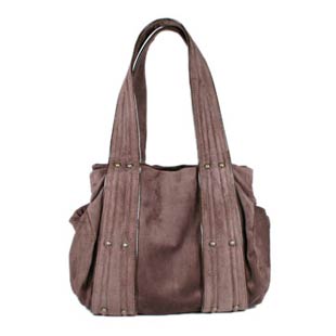 Chilton II Suede Handbag - Kale
