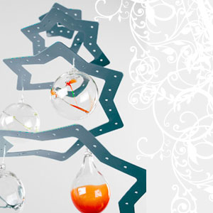 Relish Six Point Star Aluminum Tree