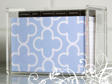 Jack and Lulu - Blue Club Recipe Box