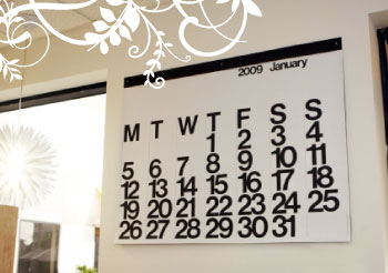 Massimo Vignelli Wall Calendar