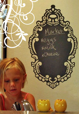 Rococo Oval Chalkboard